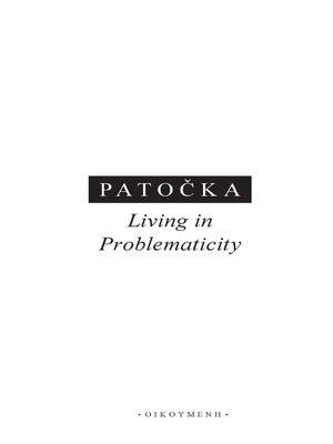 cover image of Living in Problematicity